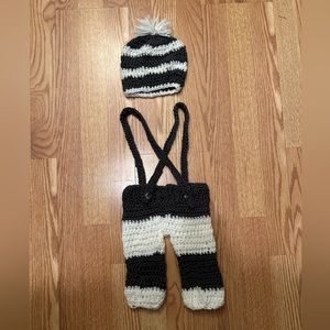 0-3 month baby suspenders